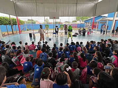 Mais de 10 mil alunos assistiram apresentação teatral sobre incêndios em MS