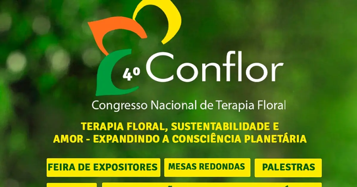 Daqui uma semana, MS recebe o maior e mais importante Congresso de Terapia Floral do país