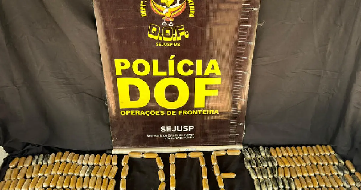 Casal é preso com cápsulas de drogas no estômago e presas ao corpo