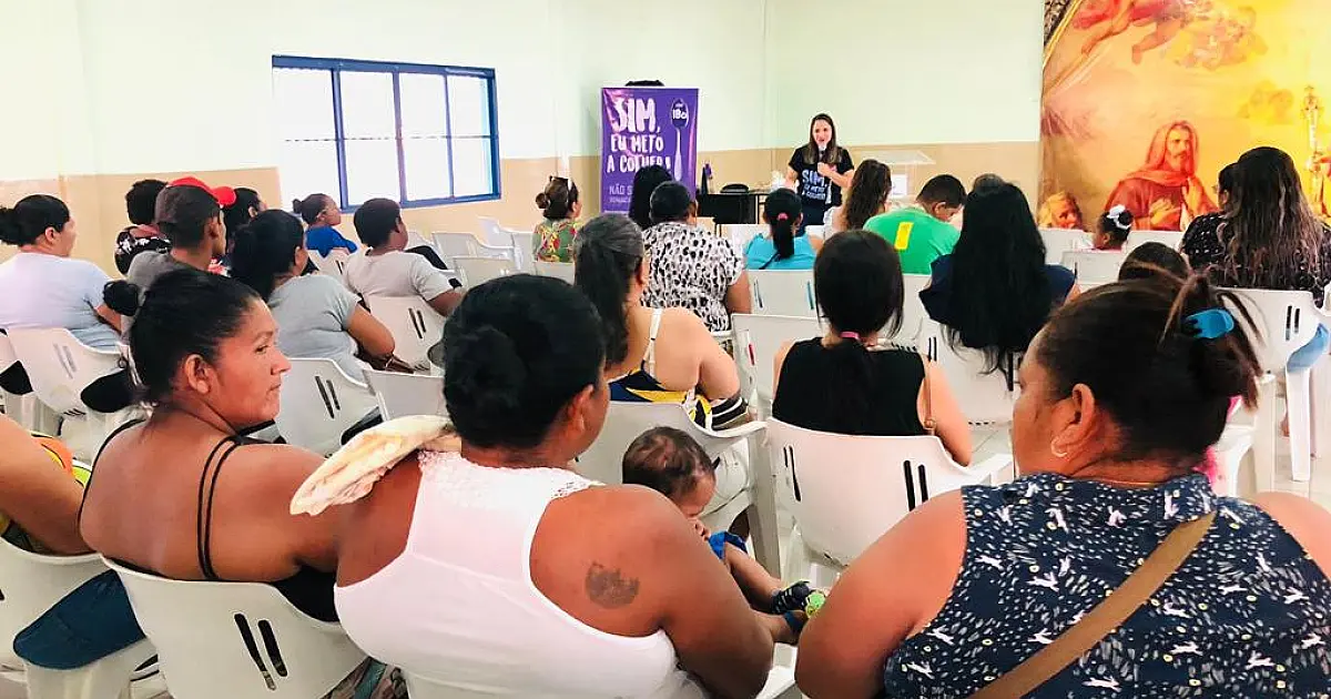Para frear violência contra a mulher, Cidade Dom Bosco promove atividades sobre o Agosto Lilás