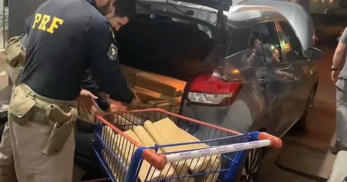 PRF apreende 490 Kg de maconha em Dourados