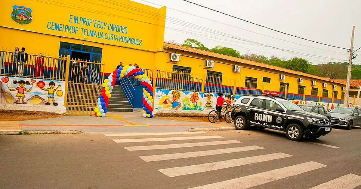 Bairro Guatós recebe unidade de educação básica com capacidade para 500 crianças