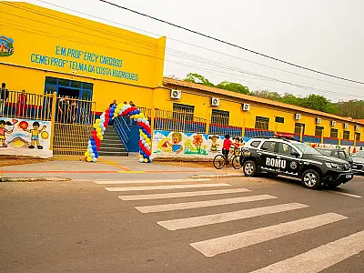 Bairro Guatós recebe unidade de educação básica com capacidade para 500 crianças