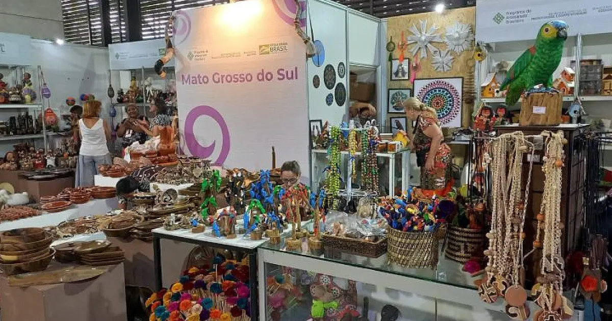 Artesanato de MS é apresentado em evento nacional realizado em Brasília