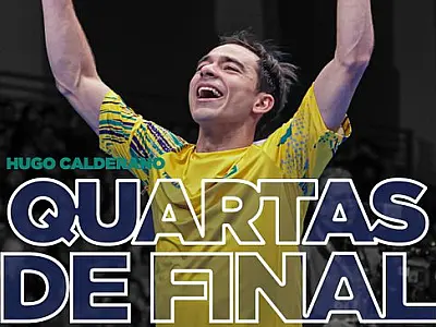 Tênis de mesa: Calderano bate francês Lebrun e vai às quartas em Paris
