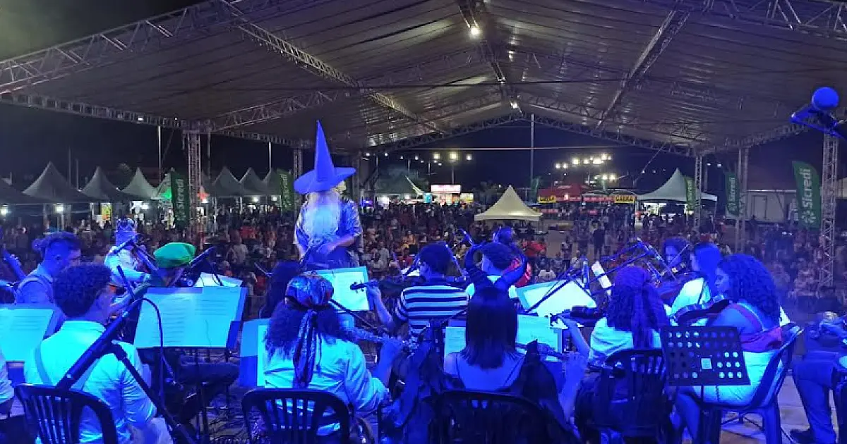 Orquestra de Corumbá faz apresentação em evento de comemoração dos 80 anos de Ribas do Rio Pardo