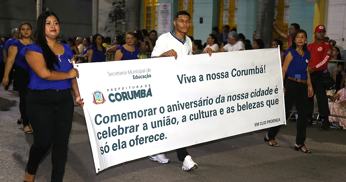 Corumbá abre inscrições para desfile cívico-militar do aniversário de 247 anos