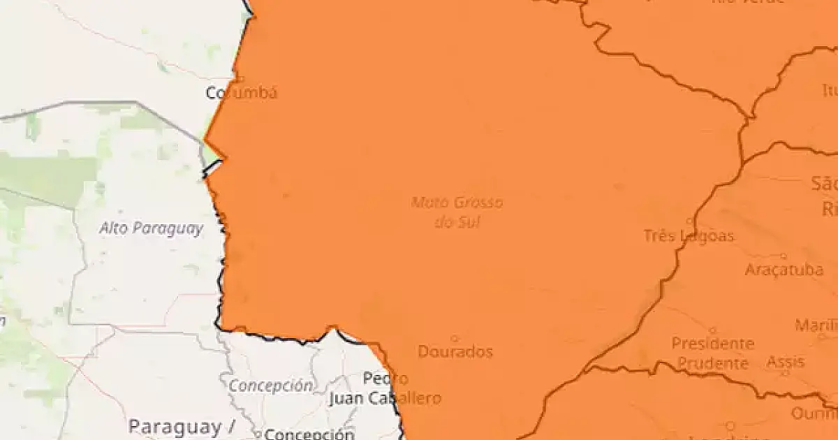 Temporal pode chegar com ventos de até 100 km por hora