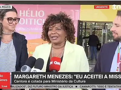 Margareth Menezes será ministra da Cultura no governo Lula