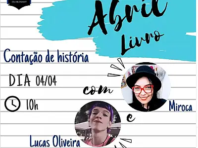 "Abril do Livro" acontece a partir da segunda-feira na Praça CEU