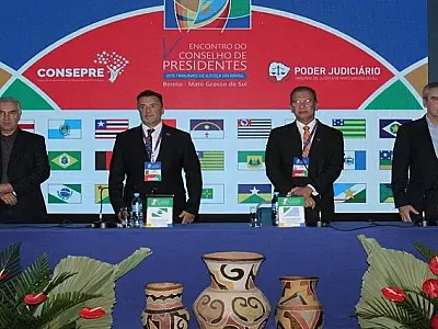 Azambuja apresenta "MS em números" no Encontro presidentes dos Tribunais de Justiça do Brasil