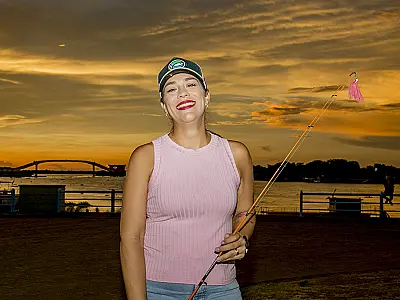 "Quando acertei os últimos, foi surreal. Não acreditei!", diz vencedora do Campeonato de Arremesso