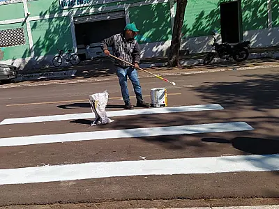 Centro de Ladário é preparado para as festividades do aniversário da cidade