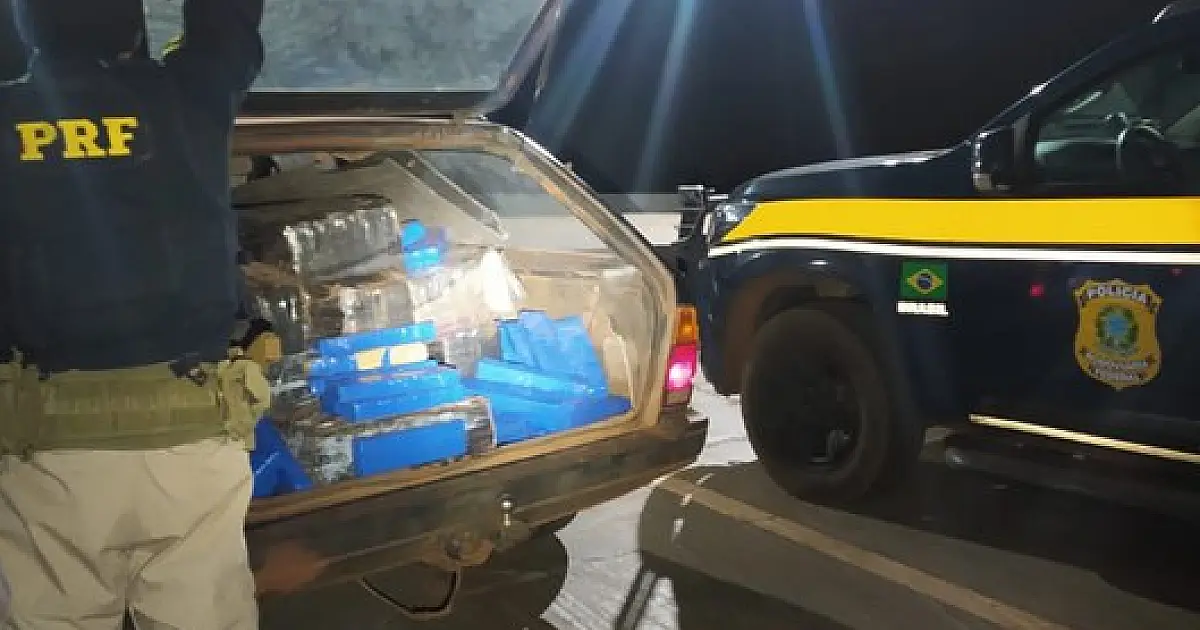 Apreensão impede a travessia de 260 Kg de maconha para o estado do Paraná