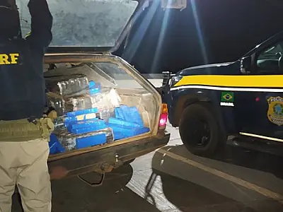 Apreensão impede a travessia de 260 Kg de maconha para o estado do Paraná