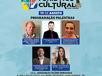'1&ordm; Encontro Turístico Cultural Brasil Paraguay' aborda culturas e Rota Bioceânica
