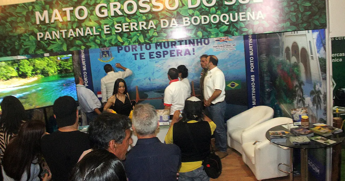 Destinos da Rota Pantanal Bonito atraem grande púbico na feira do agro no Paraguai