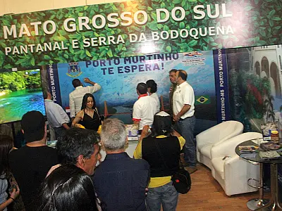 Destinos da Rota Pantanal Bonito atraem grande púbico na feira do agro no Paraguai