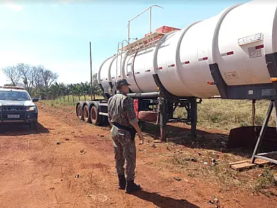 Transportadora de Corumbá é multada em R$ 120 mil por armazenamento ilegal de combustível