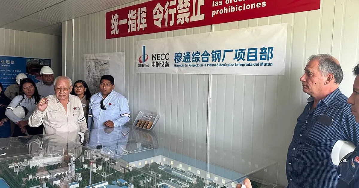 Comitiva visita Complexo Siderúrgico de Mutún, na Bolívia