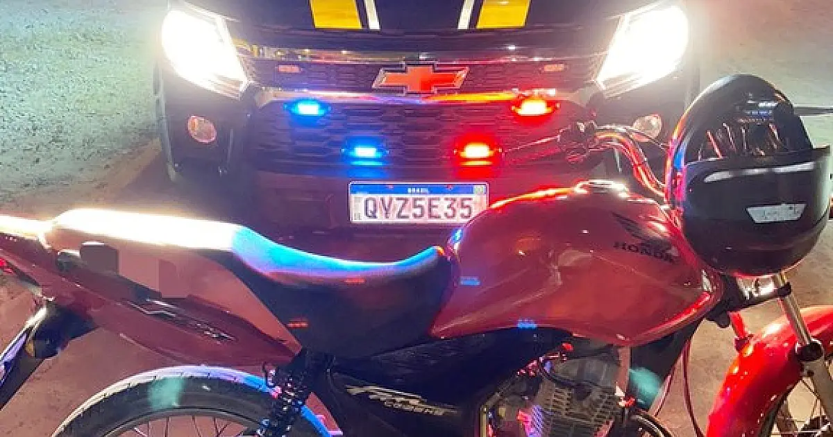 Homem compra moto roubada pela internet e é detido pela PRF