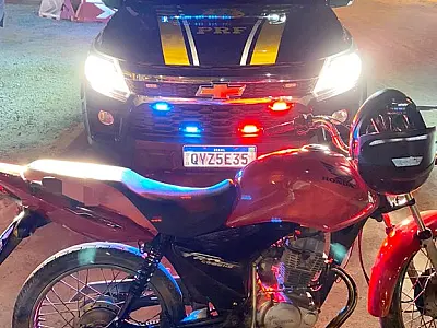 Homem compra moto roubada pela internet e é detido pela PRF