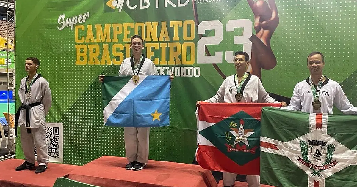 Com sete medalhas no Brasileiro de Taekwondo, MS classifica atletas ao Grand Slam