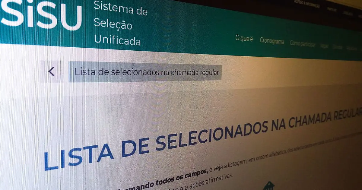 Inscrições para o Sisu começam dia 22 e vão até 25 de janeiro