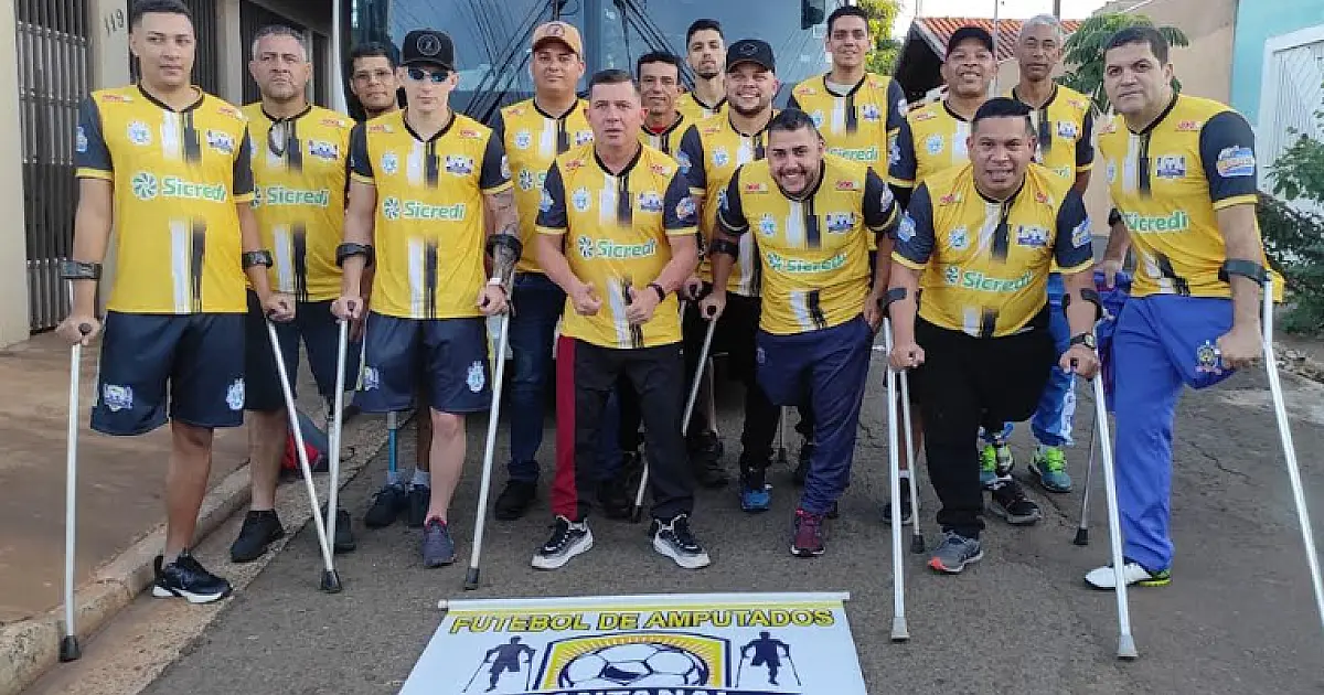 Time Pantanal E.C. de Amputados viaja para competição em Goiás
