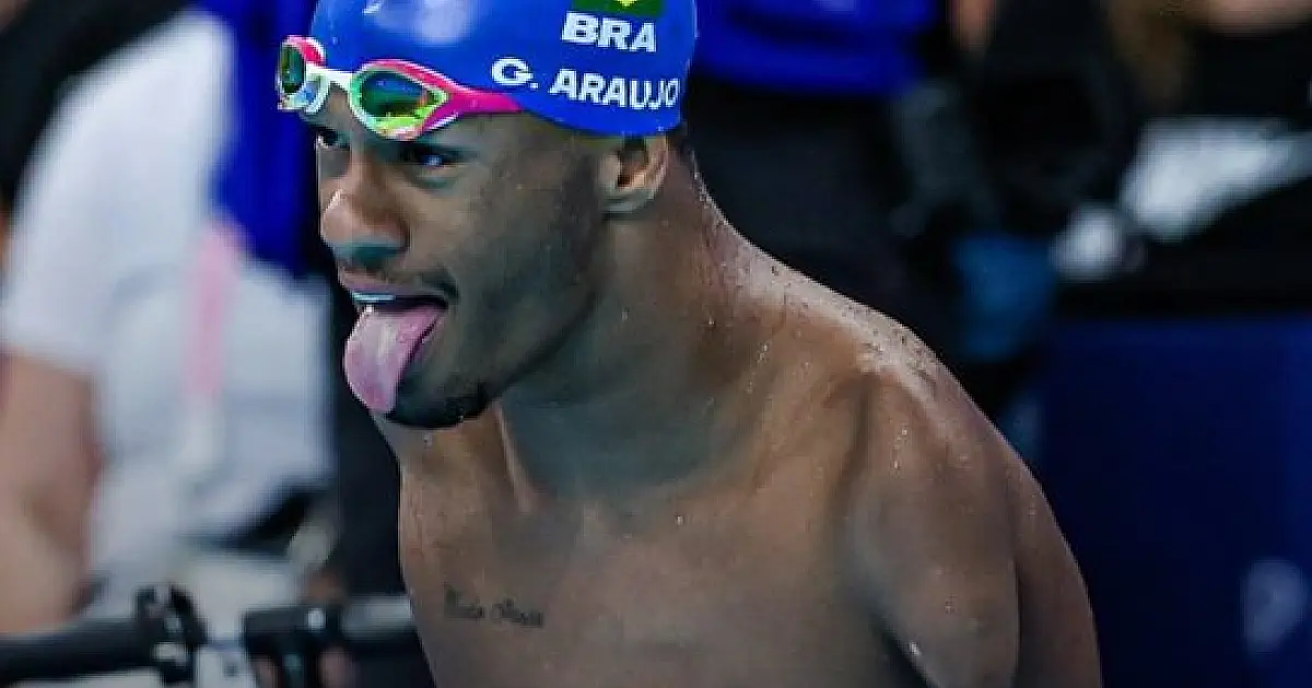 Nadador Gabriel Araújo conquista 1&ordm; ouro do Brasil na Paralimpíada