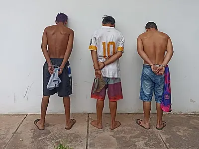 Preso trio acusado de assassinar Thallyta Soares
