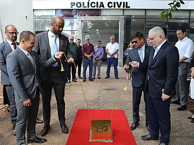 Delegacia Regional de Corumbá recebe placa "Rastros da História" do TJMS