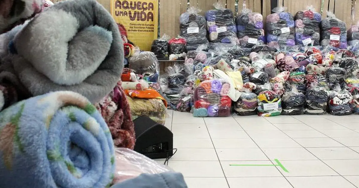7ª edição da campanha 'Aqueça uma vida' arrecada doações até o dia 24 de maio