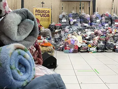 7ª edição da campanha 'Aqueça uma vida' arrecada doações até o dia 24 de maio