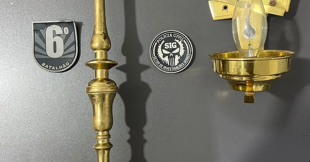 Operação conjunta recupera objetos furtados na Igreja Nossa Senhora da Candelária