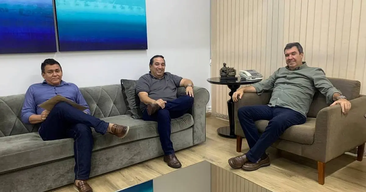 Eduardo Riedel recebe Iunes para tratar de investimentos do Estado em Corumbá