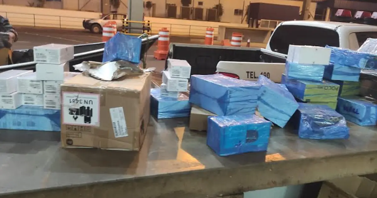 PMA apreende barco com R$ 2 milhões em produtos contrabandeados