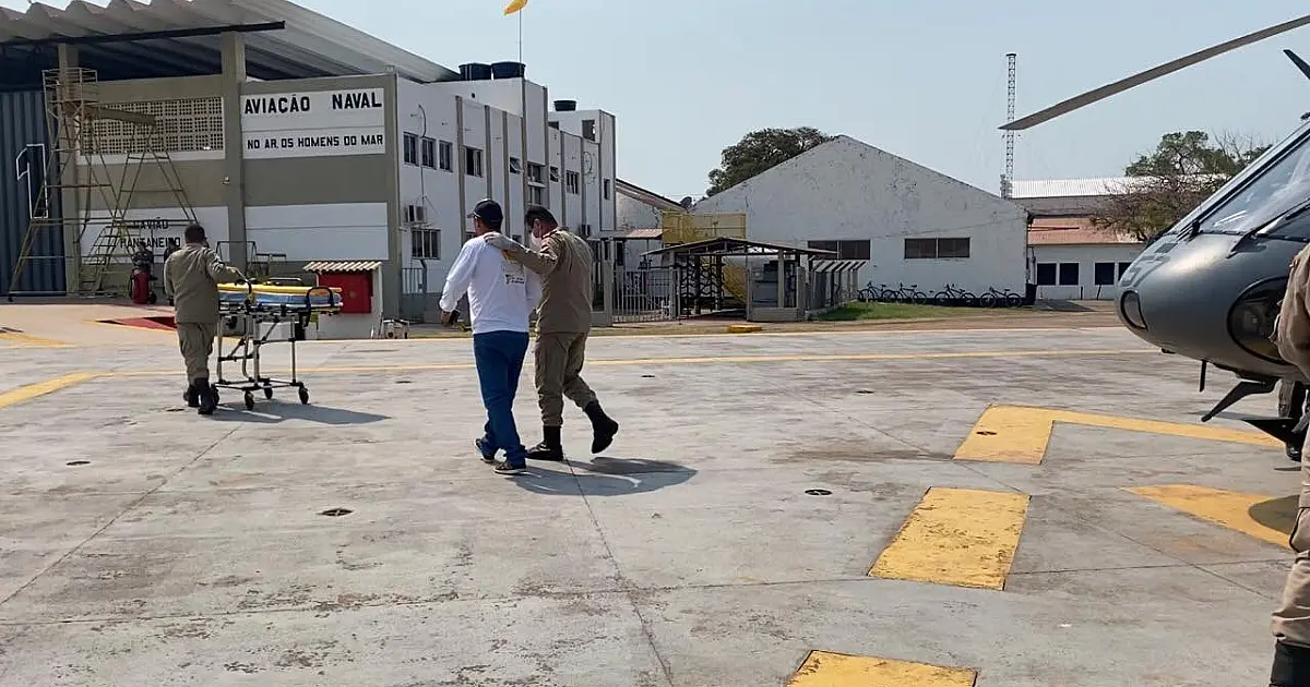 Comando do 6&ordm; Distrito Naval resgata homem de 41 anos  na região da Serra do Amolar