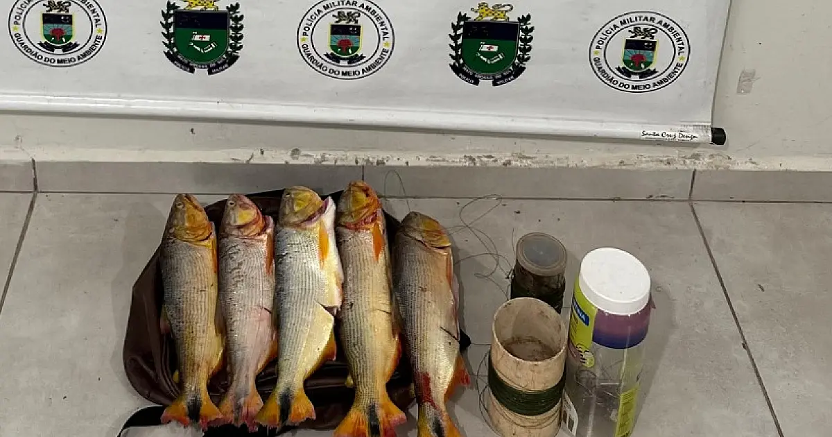 Homem é multado em R$ 4.842 pela pesca ilegal de Dourados no rio Paraguai