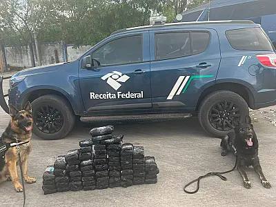 Flagrante de cocaína e supermaconha gera prejuízo de R$ 9 milhões ao tráfico internacional