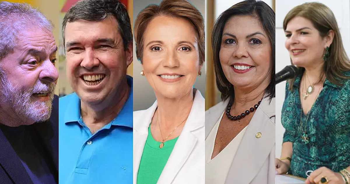Lula, Riedel, Bia Cavassa, Glaucia Iunes e Tereza Cristina foram os mais votados em Corumbá