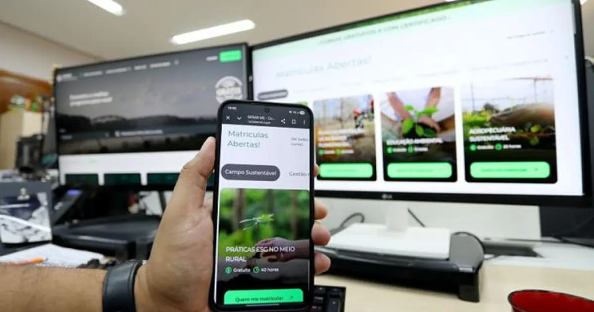 Senar lança 15 cursos online gratuitos voltados ao setor agro