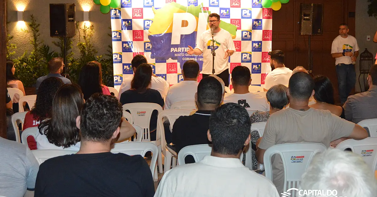 Ato de filiação do PL traz deputado federal mais votado de MS até Corumbá