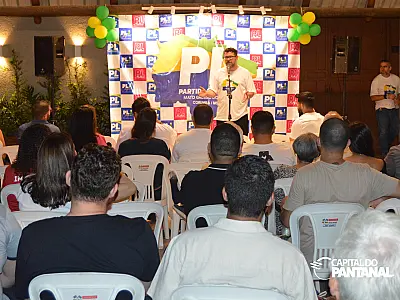 Ato de filiação do PL traz deputado federal mais votado de MS até Corumbá