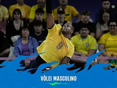 Vôlei masculino: Brasil vence Egito e se garante nas quartas em Paris