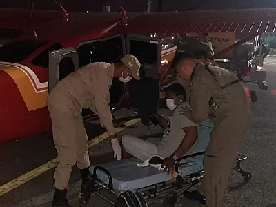 Aeronaves realizam resgate de duas pessoas no Paiaguás