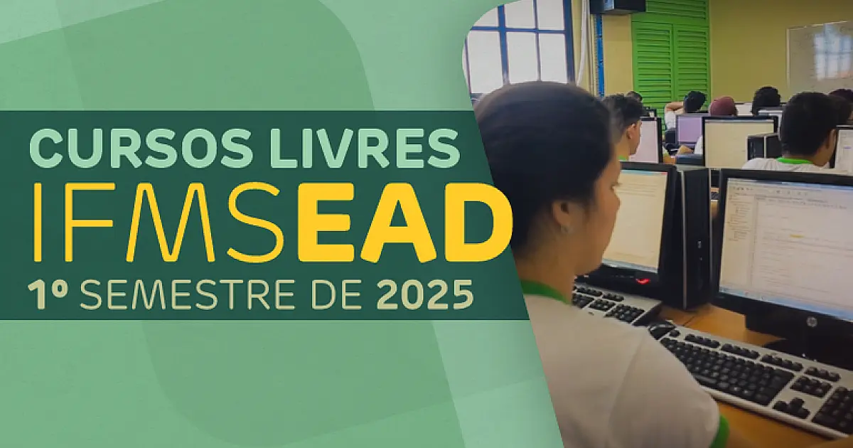IFMS oferece 38 cursos livres a distância e gratuitos