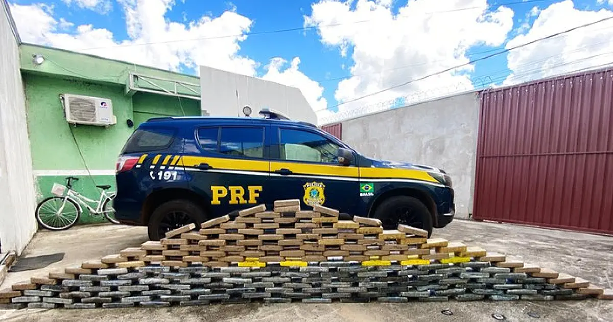Caminhoneiro é preso com 187 quilos de cocaína e pasta base na BR 262