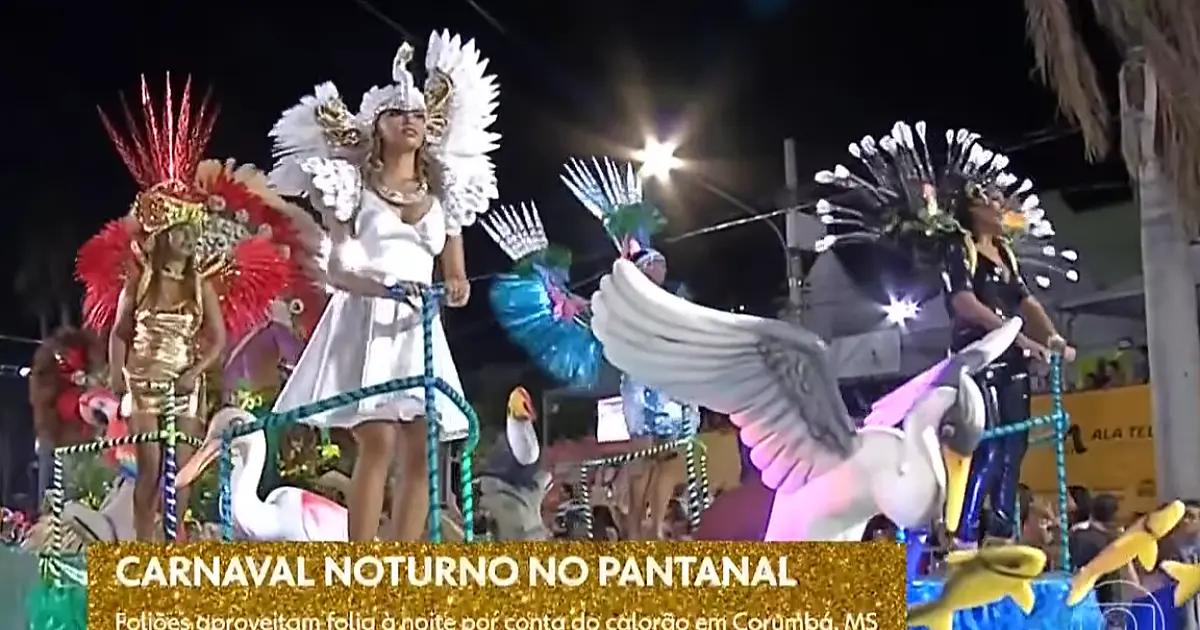 Carnaval de Corumbá é destaque em telejornal nacional