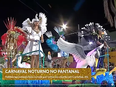 Carnaval de Corumbá é destaque em telejornal nacional